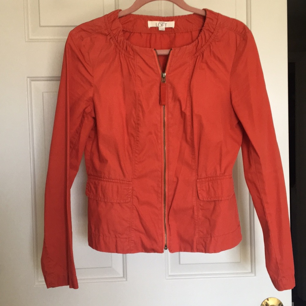 LOFT zip up jacket